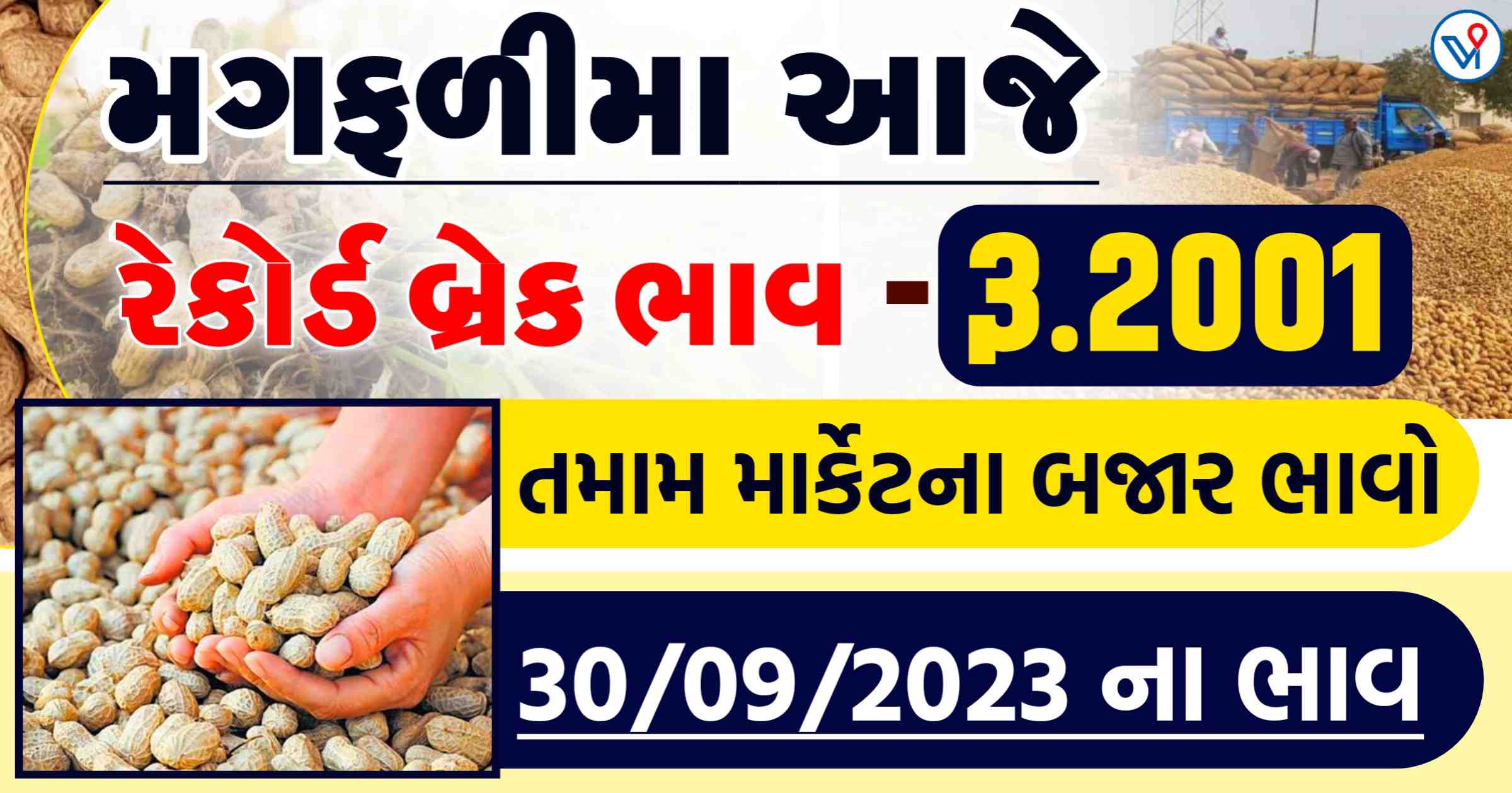 મગફળીમાં રેકોર્ડ બ્રેક ભાવ, વેચતા પહેલા ભાવ જાણી લો, જાણો આજના તમામ બજારોના ભાવ