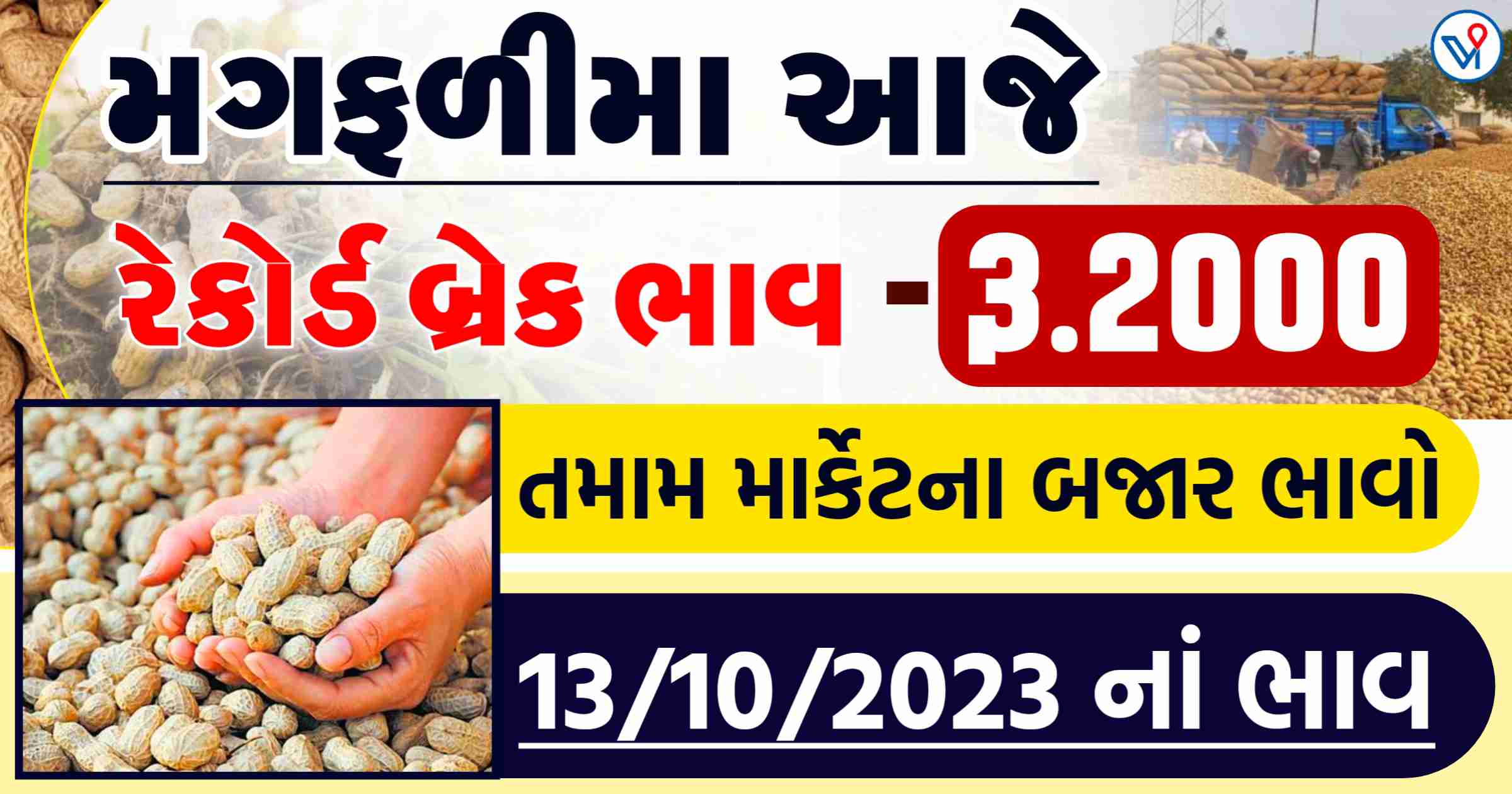 આજે મગફળીમાં રેકોર્ડ બ્રેક ભાવ, વેચતા પહેલા ભાવ જાણી લો, જાણો આજના તમામ બજારોના ભાવ