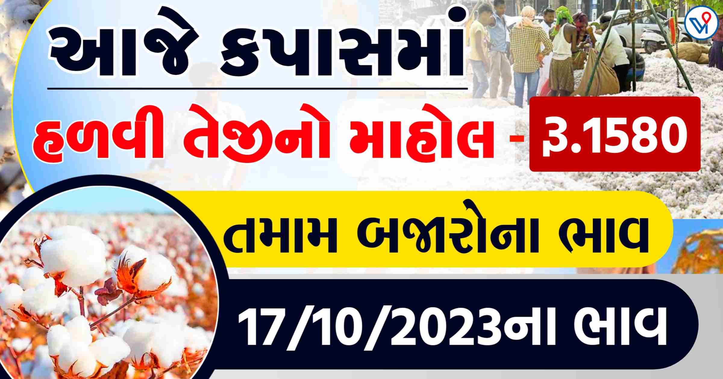 આજે કપાસમાં રેકોર્ડ બ્રેક ભાવ,જાણો આજના કપાસના તમામ બજારોના ભાવ